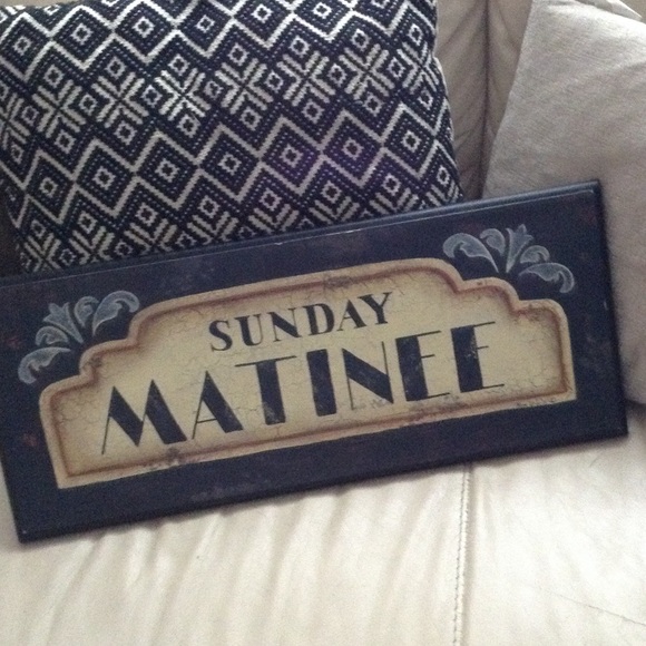 SUNDAY MATINEE WALL HANGING NWOT - Picture 1 of 5